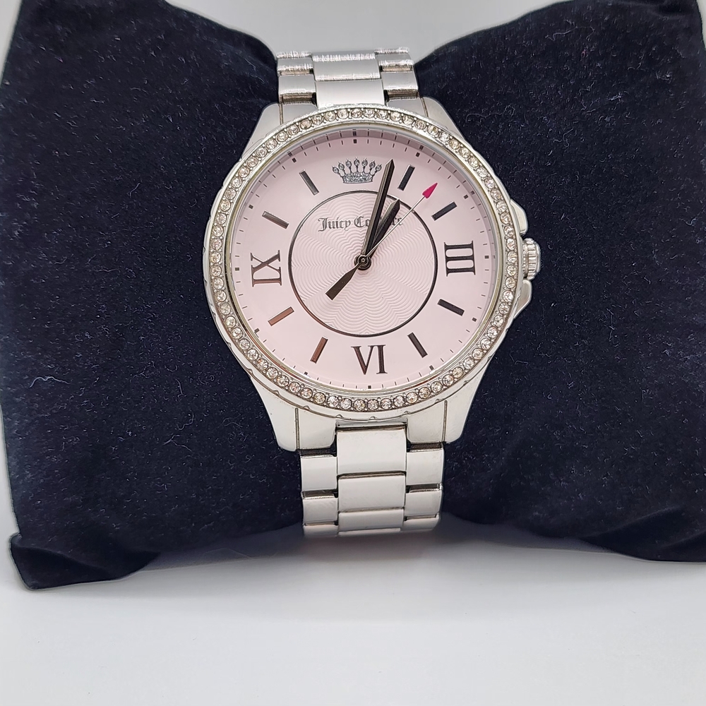 Juicy Couture Silver and Pink Watch - Picture 2 of 13